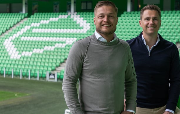 Robert en Niek bij FC Groningen Hoofdsponsor-1